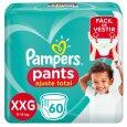 Fralda Pampers Pants Confort Sec Top XXG 60 unidades